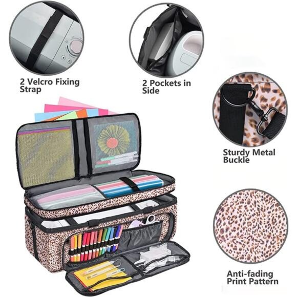 Carrying Case for Cricut Maker, Cricut Bag for Cricut Machine with Cover - Picture 3 of 7